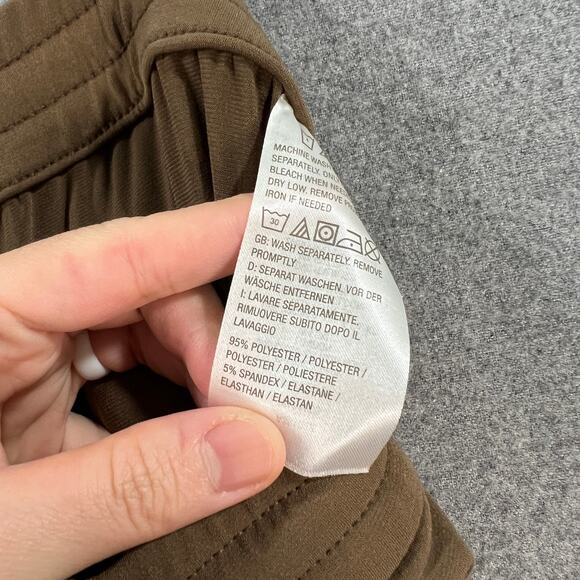 Every Day by Susan Graver Liquid Knit Drawstring Crop Pants Driftwood, Size 3X - Picture 10 of 10